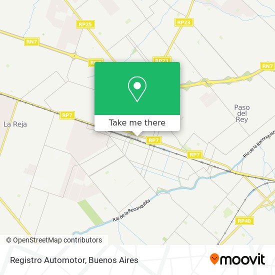 Registro Automotor map