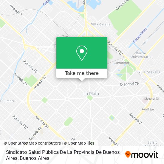 Sindicato Salud Pública De La Provincia De Buenos Aires map