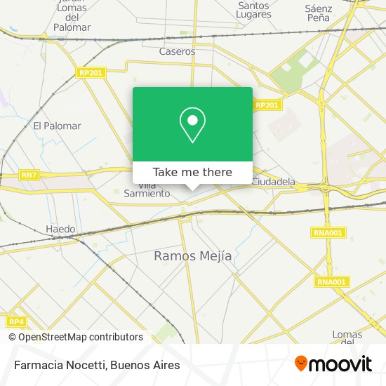 Farmacia Nocetti map