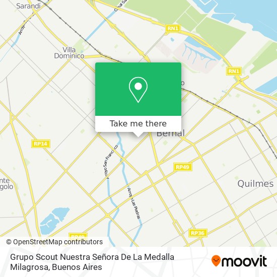 Grupo Scout Nuestra Señora De La Medalla Milagrosa map