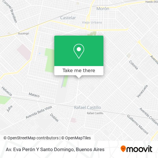 Av. Eva Perón Y Santo Domingo map