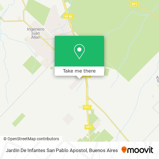 Mapa de Jardín De Infantes San Pablo Apostol