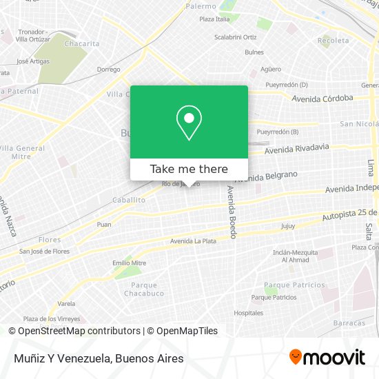 Muñiz Y Venezuela map