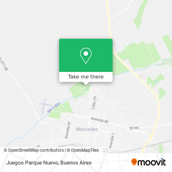 Mapa de Juegos Parque Nuevo