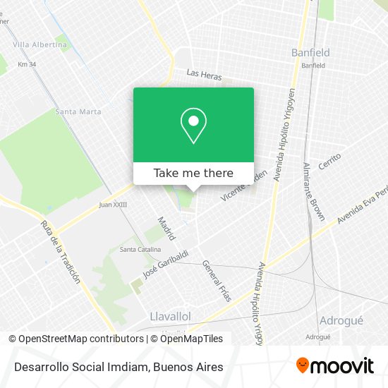 Desarrollo Social Imdiam map