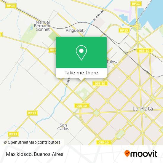 Maxikiosco map