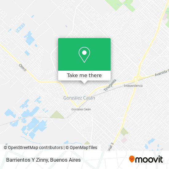 Mapa de Barrientos Y Zinny