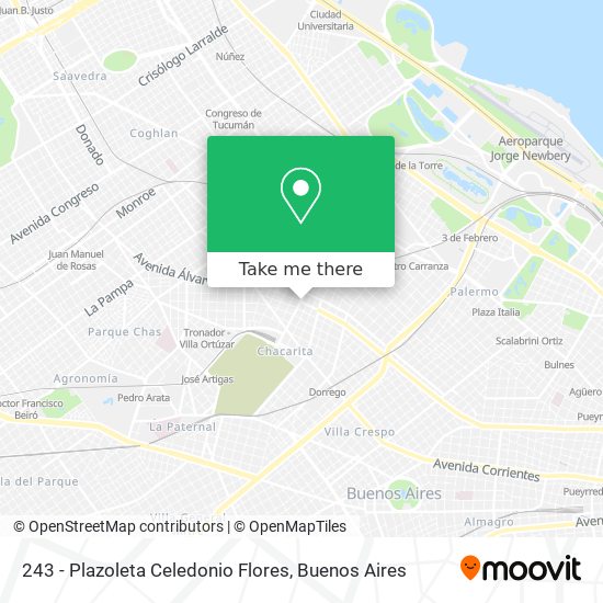 243 - Plazoleta Celedonio Flores map