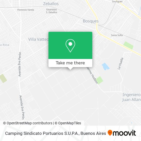 Mapa de Camping Sindicato Portuarios S.U.P.A.