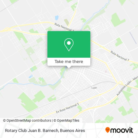 Mapa de Rotary Club Juan B. Barnech