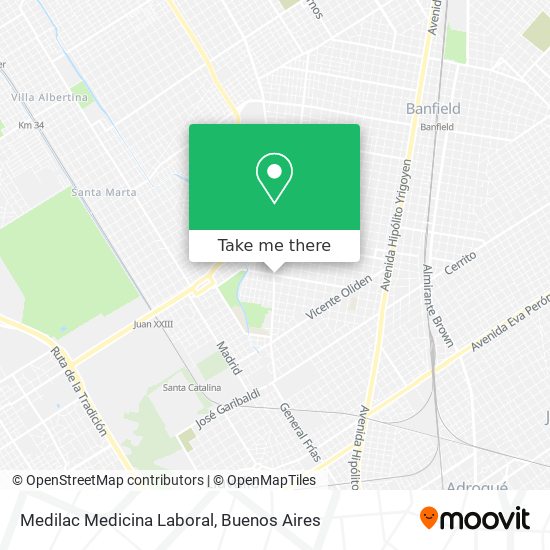 Medilac Medicina Laboral map