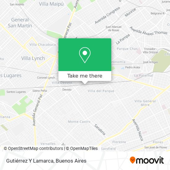 Gutiérrez Y Lamarca map