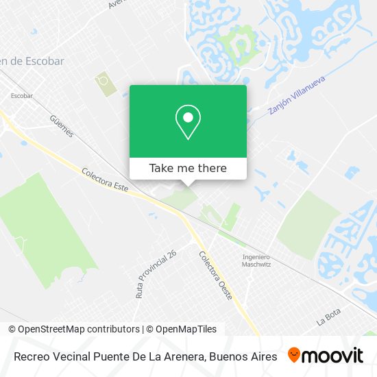 Recreo Vecinal Puente De La Arenera map