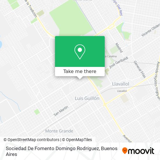 Sociedad De Fomento Domingo Rodríguez map