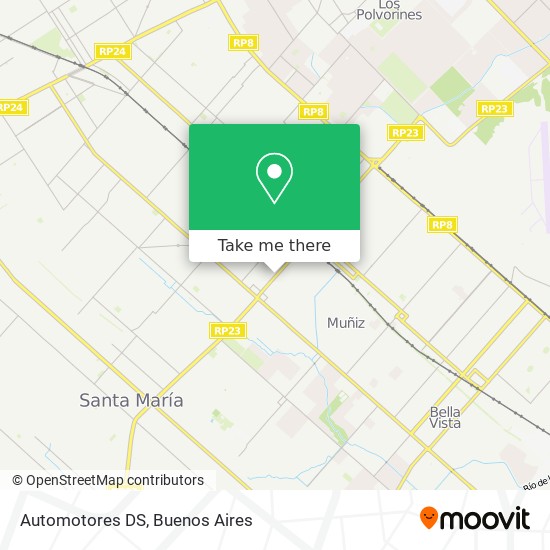 Automotores DS map