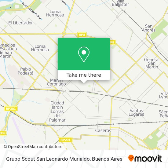 Grupo Scout San Leonardo Murialdo map