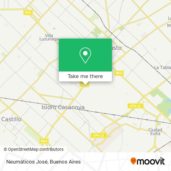 Neumáticos José map