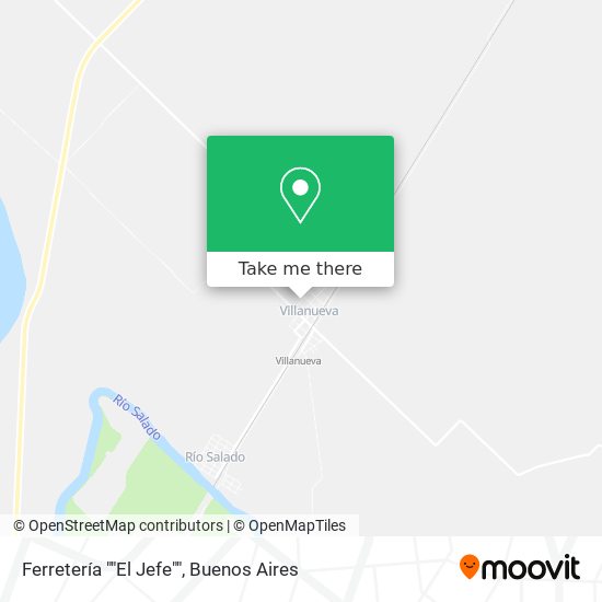 Mapa de Ferretería ""El Jefe""