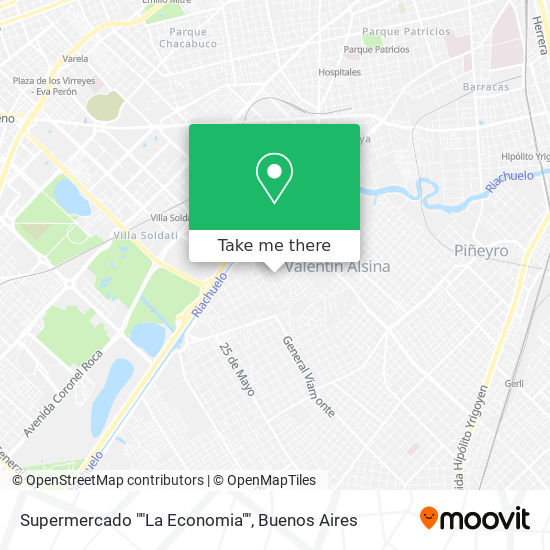 Supermercado ""La Economia"" map