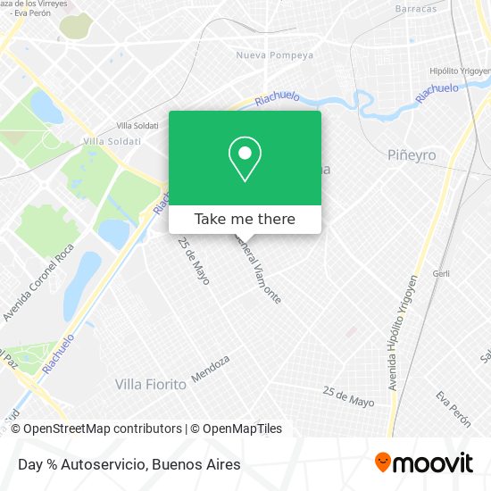 Mapa de Day % Autoservicio