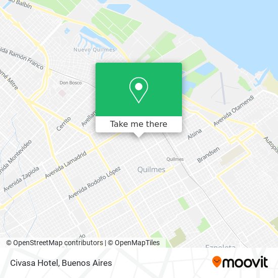 Civasa Hotel map