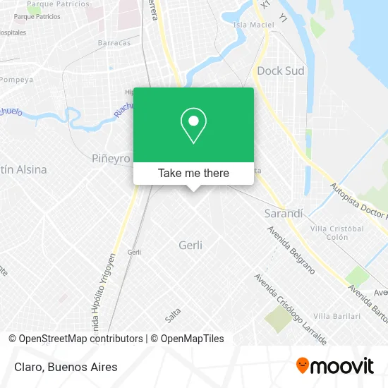 Claro map