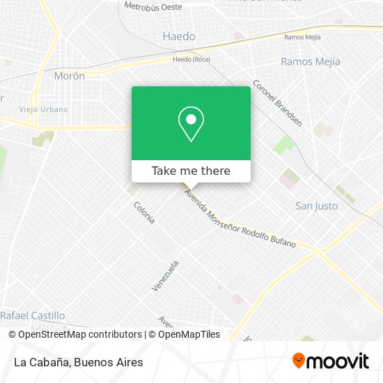 Mapa de La Cabaña