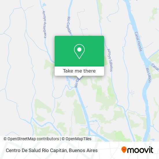 Centro De Salud Río Capitán map