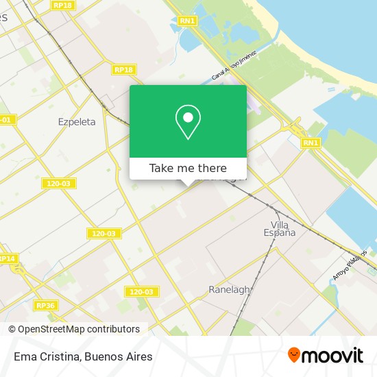 Ema Cristina map