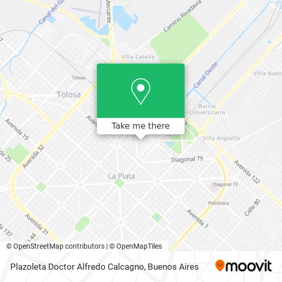 Plazoleta Doctor Alfredo Calcagno map