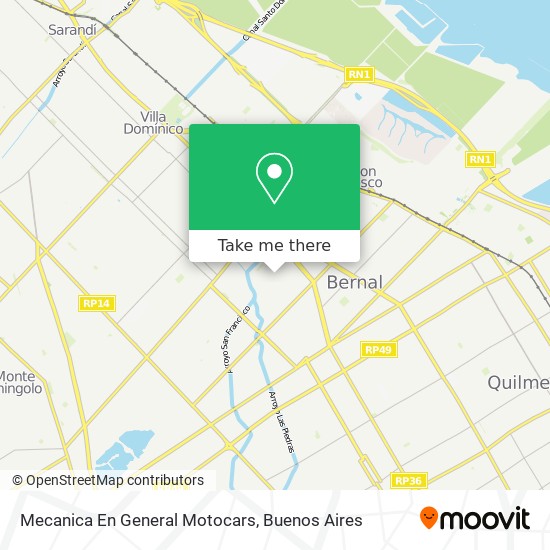 Mecanica En General Motocars map