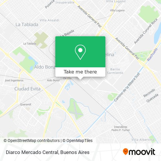 Diarco Mercado Central map