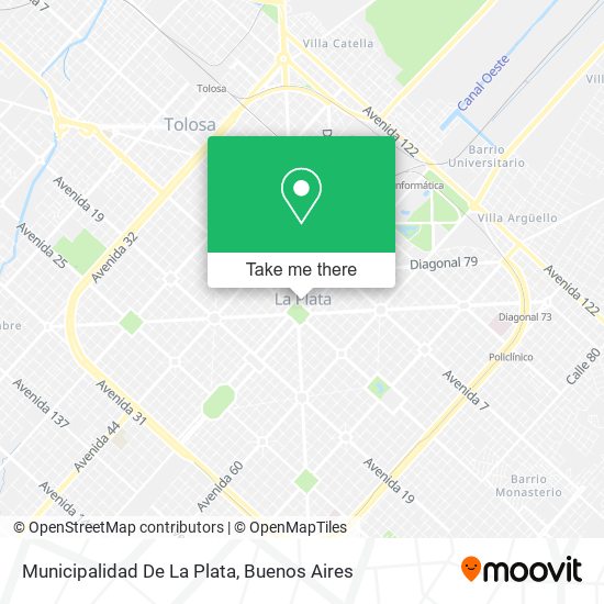 Mapa de Municipalidad De La Plata