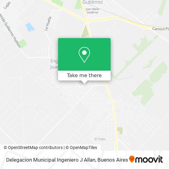 Delegacion Municipal Ingeniero J Allan map