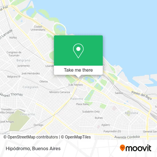 Mapa de Hipódromo