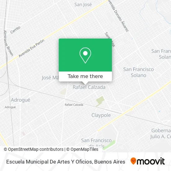 Mapa de Escuela Municipal De Artes Y Oficios
