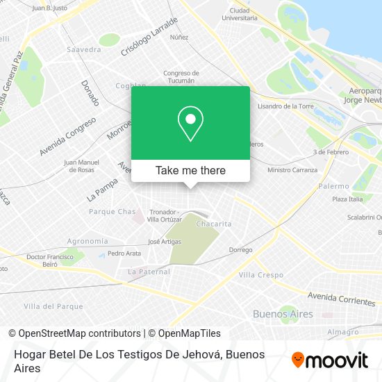 Hogar Betel De Los Testigos De Jehová map