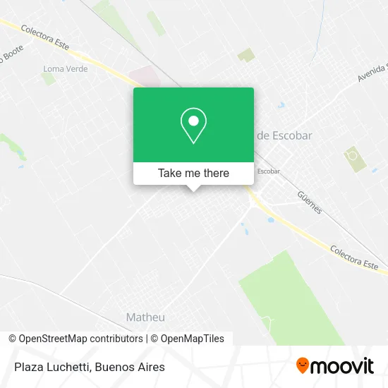 Mapa de Plaza Luchetti