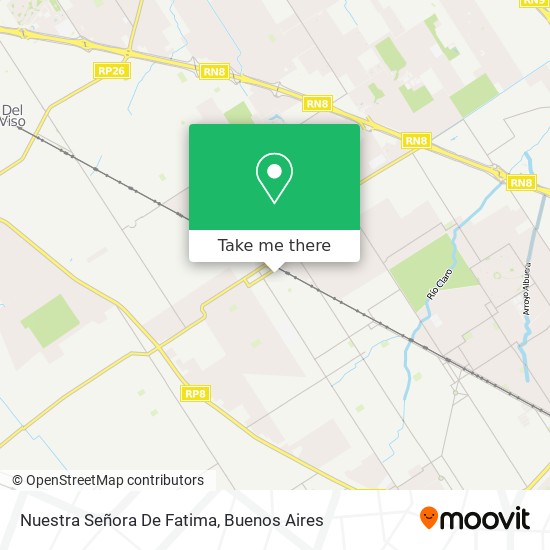 Nuestra Señora De Fatima map