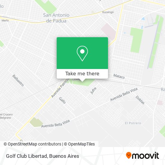 Golf Club Libertad map