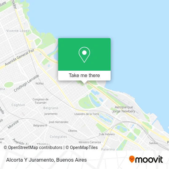 Alcorta Y Juramento map