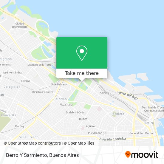 Mapa de Berro Y Sarmiento
