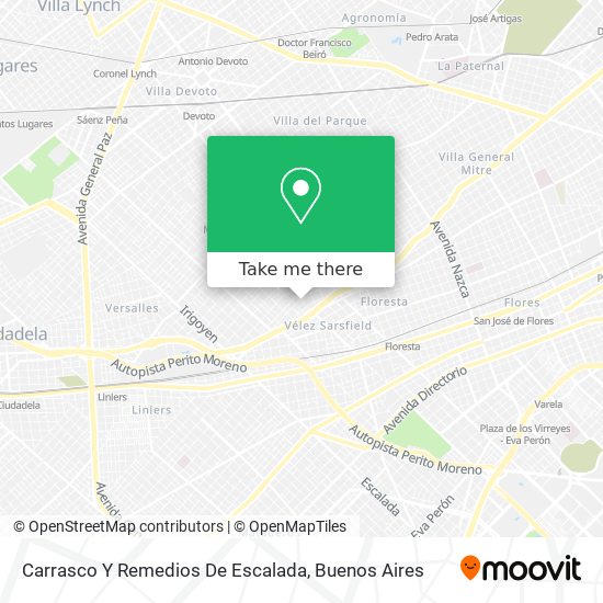 Carrasco Y Remedios De Escalada map