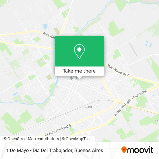 1 De Mayo - Día Del Trabajador map