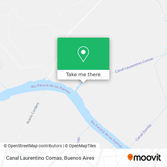 Mapa de Canal Laurentino Comas