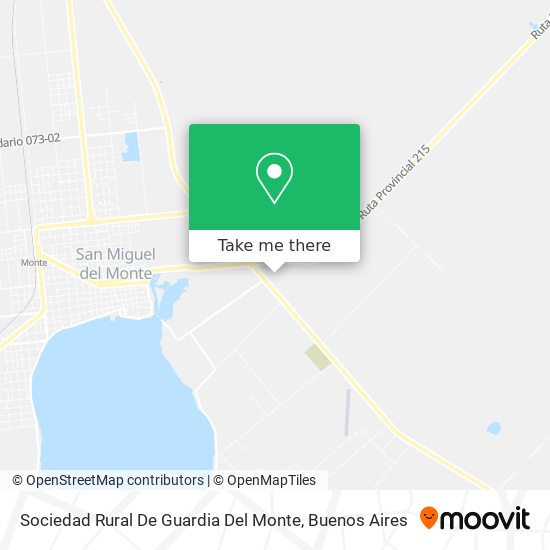 Sociedad Rural De Guardia Del Monte map