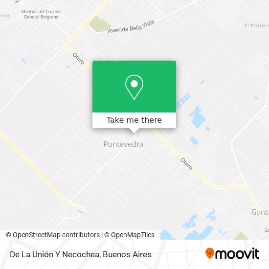 Mapa de De La Unión Y Necochea