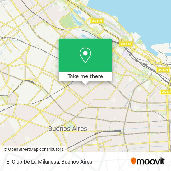 Mapa de El Club De La Milanesa