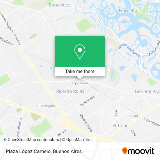 Plaza López Camelo map