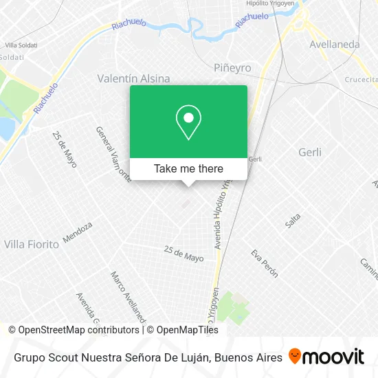 Mapa de Grupo Scout Nuestra Señora De Luján